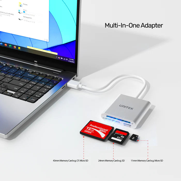 Unitek USB 3.0 3-Port Memory Card Reader Unitek USB 3.0 3-Port Memory Card Reader